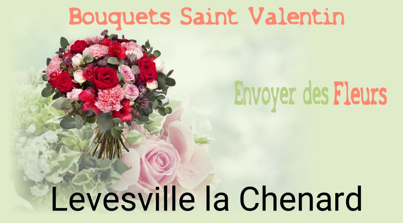 Roses de Saint-Valentin livrées à Levesville-la-Chenard